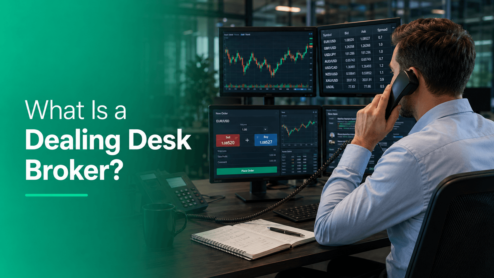 What Is a Dealing Desk Broker?